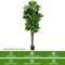 6ft Artificial Natural Fig Tree Bush Indoor/Outdoor decorative Planter
